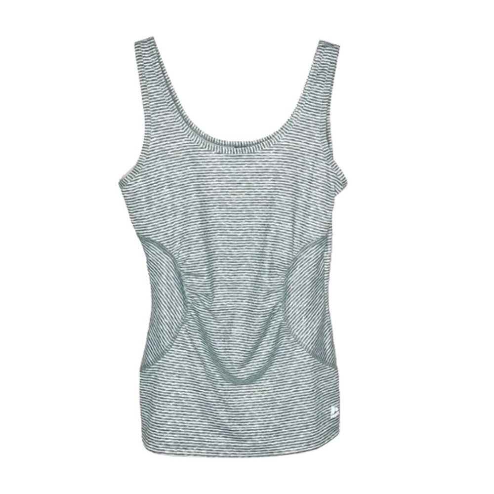 ❤️ 🆕 RBX Women's Workout Striped Top Grey and White Size small Stretchy